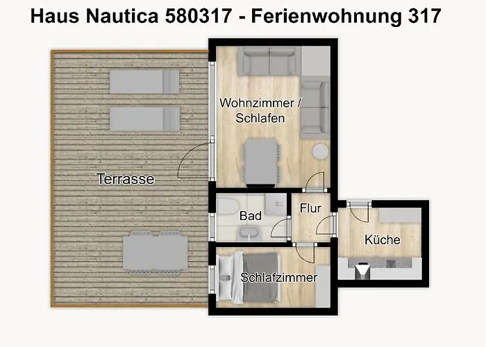 Haus Nautica 317 Apartman Wangerooge